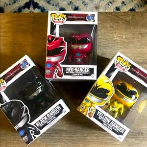 Funko Power Rangers Lot Of 3